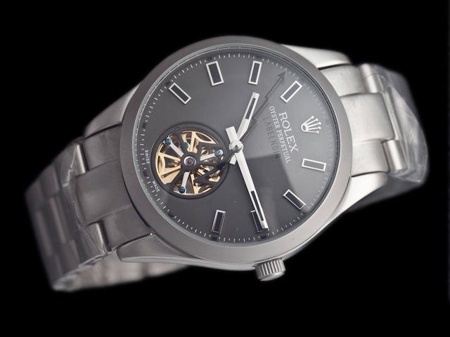 Sandblast 40mm Milgauss Label Noir Tourbillon Grey Dial RL1038