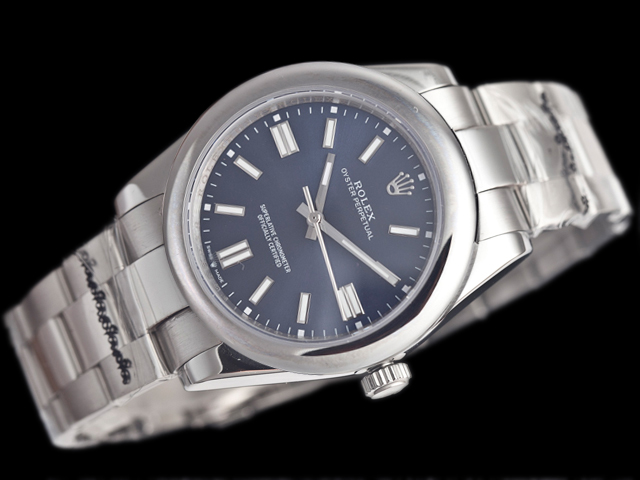 41mm Oyster perpetual 124300 Blue Dial Steel RL1044