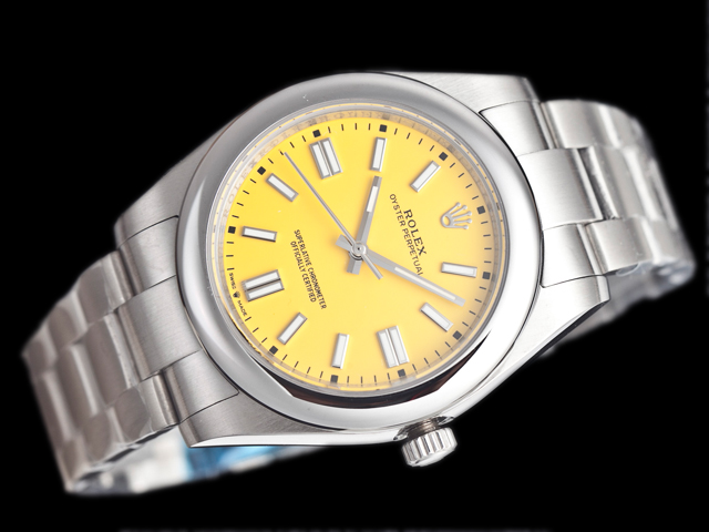 41mm Oyster perpetual 124300 Yellow Dial Steel RL1045