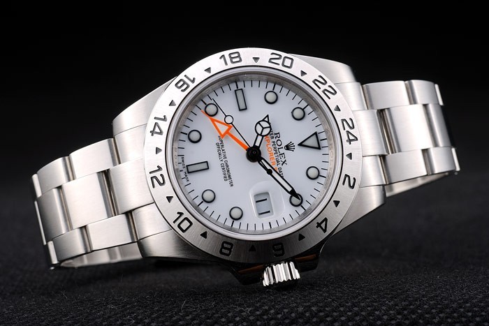 42mm Explorer II 116570 White Dial Steel RL461