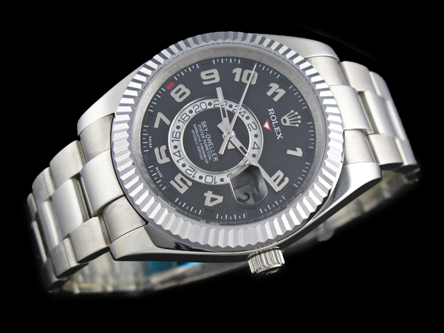 42mm Sky Dweller 326934 Black Dial Steel RL900