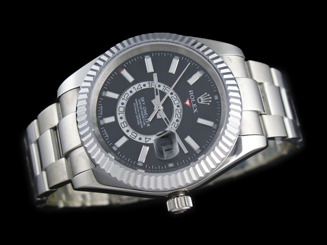 42mm Sky Dweller 326934 Black Dial Steel RL902