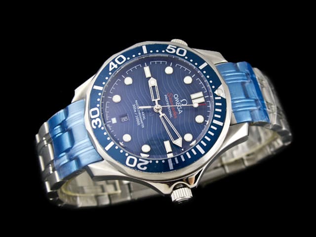 42mm Seamaster Diver 300m Co-Axial Steel Blue Dial OM601