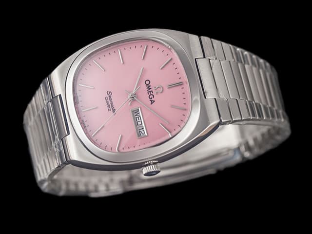 35mm Seamaster Square Unisex Steel Pink Dial OM628