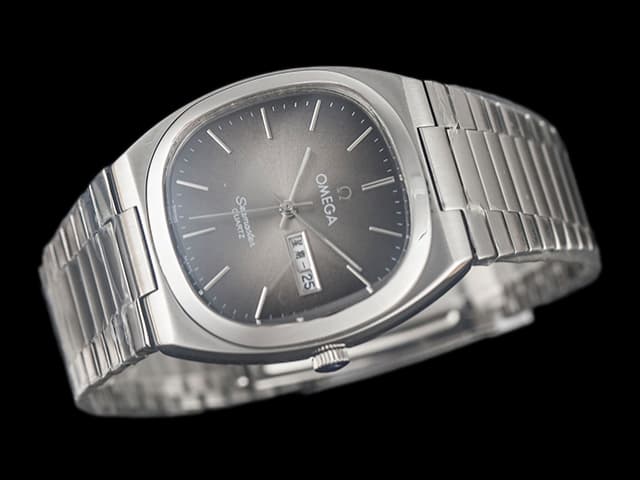 35mm Seamaster Square Unisex Steel Grey Dial OM633