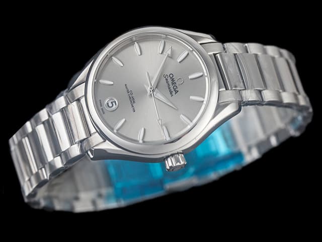 33mm Aqua Terra Quartz Lady Steel Grey Dial OM639