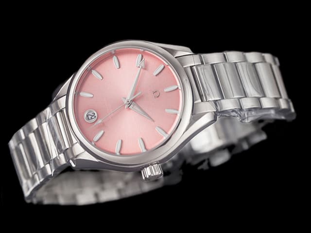 33mm Aqua Terra Quartz Lady Steel Pink Dial OM641