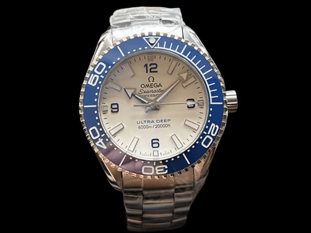 46mm Seamaster Planet Ocean Ultra Deep Automatic Steel White Dial OM694