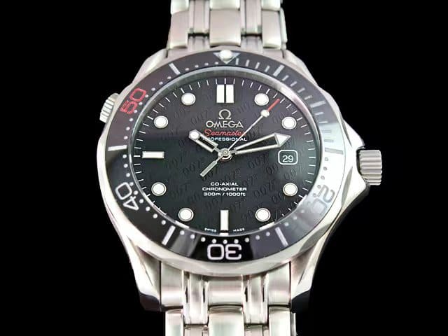 42mm Seamaster 007 James Bond 50th Anniversary Black Dial OM695