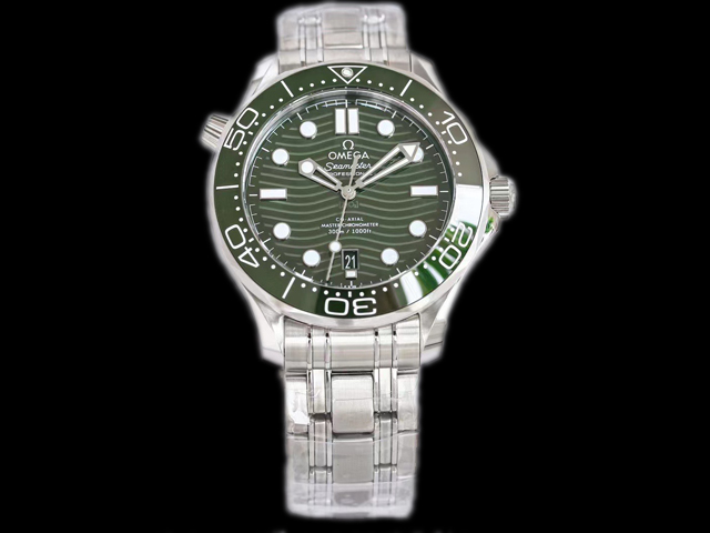 43.5mm Seamaster Diver 300M 8808 Green Dial OMG-22021