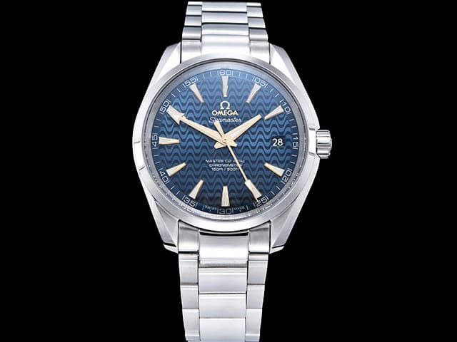 40mm Aqua Terra 8500 Blue Wavy Dial Steel OMG-25002