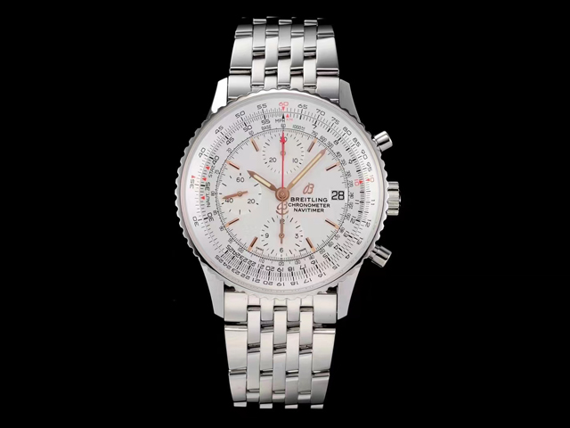 41mm Navitimer 1 Chronograph 7750 White Dial Steel BL-21011