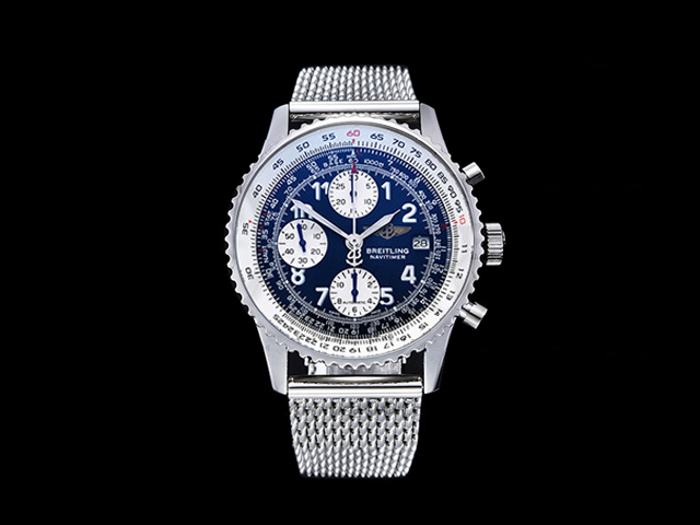 41mm Navitimer 1 7750 Chronograph Blue Dial Steel BL-21043