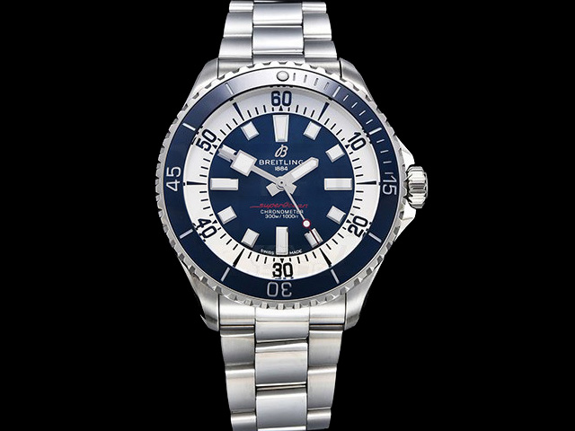 44mm Superocean 2824 Automatic Blue Dial Bezel Steel BL-23005