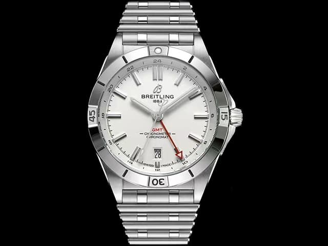 40mm Chronomat GMT 2836 Automatic Steel White Dial BL-24016