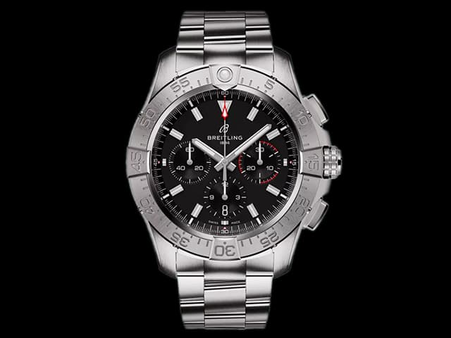 44mm Avenger B01 7750 Automatic Chronograph Steel Black Dial BL-24021