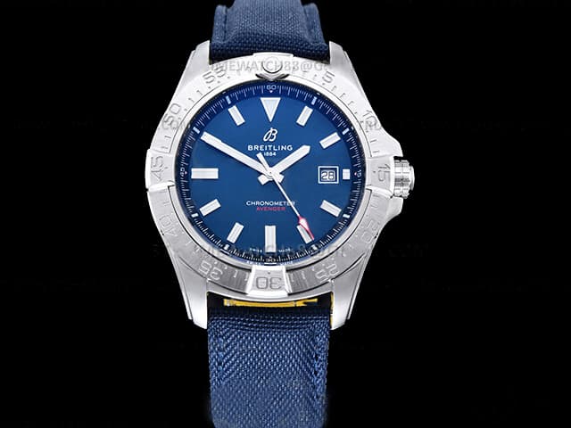 42mm Nylon Strap Avenger 2824 Automatic Blue Dial BL-25033