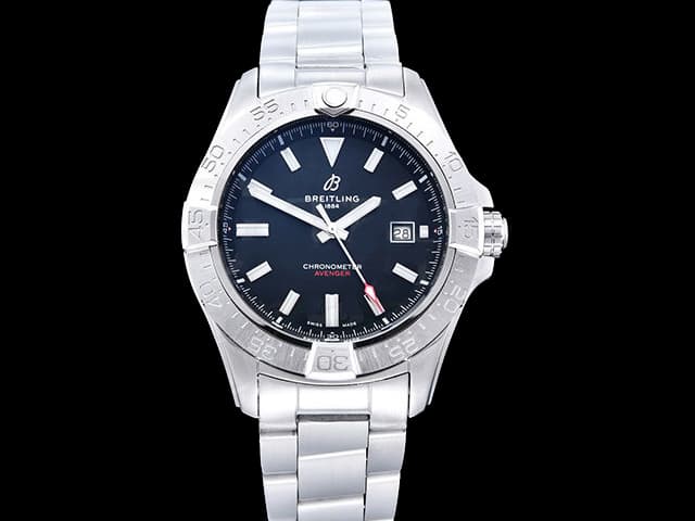 44mm Avenger 2824 Automatic Black Dial Steel BL-25061