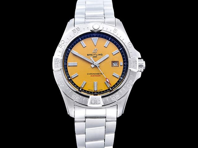 44mm Avenger 2824 Automatic Yellow Dial Steel BL-25062