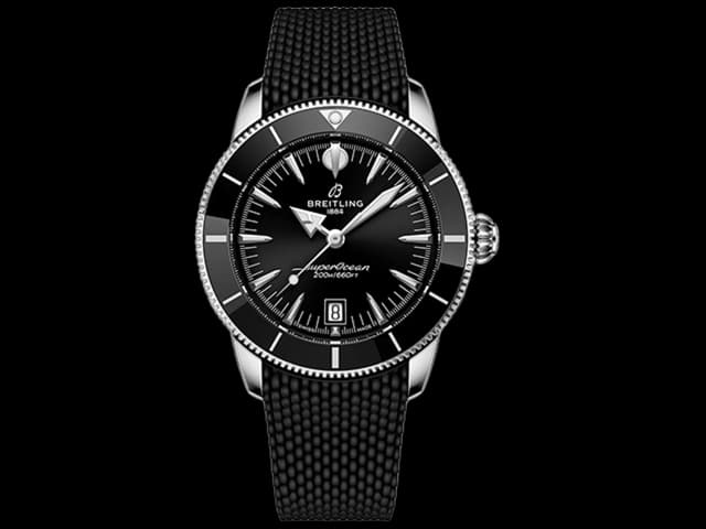 42mm Rubber Strap Superocean Heritage B31 2824 Automatic Black Dial BL-26012