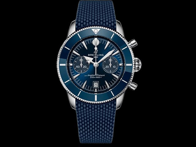 42mm Rubber Strap SuperOcean Chrono B01 7750 Blue Dial BL-26021