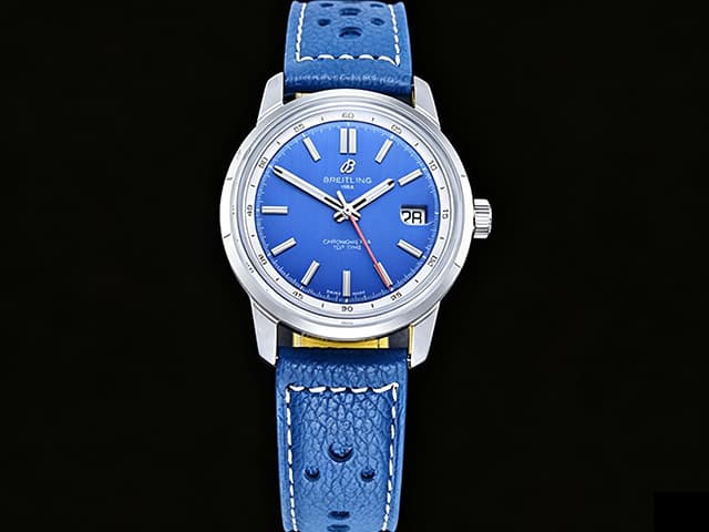 38mm Leather Strap Top Time B31 2824 Automatic Blue Dial BL-26082