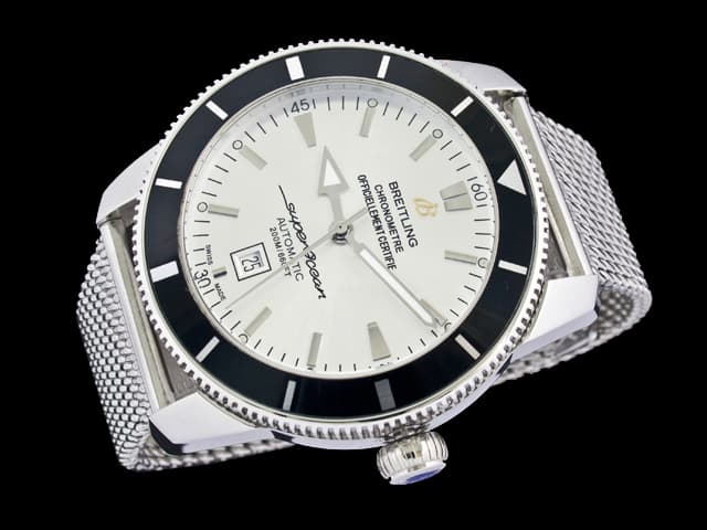 46mm Superocean Heritage Automatic Steel White Dial BL658