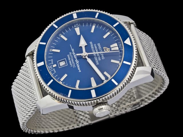 46mm Superocean Heritage Automatic Steel Blue Dial BL660