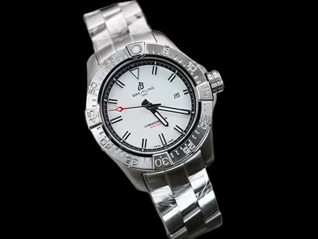 44mm Avenger Automatic Steel White Dial BL806
