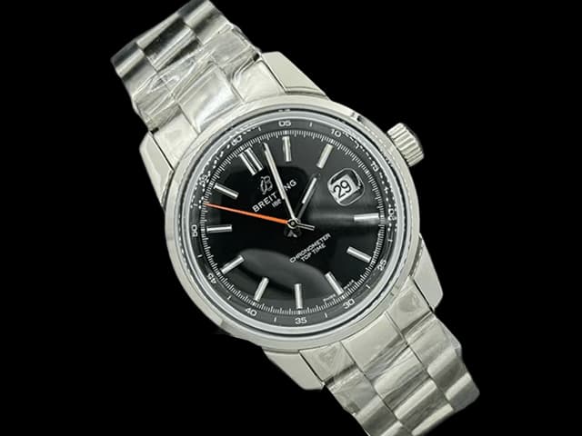 43mm Top Time B31 Automatic Steel Black Dial BL821