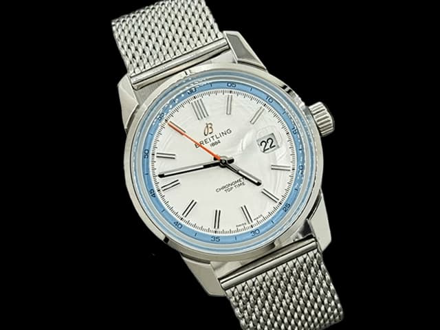 43mm Top Time B31 Automatic Steel White Dial BL832