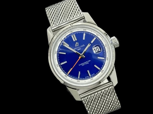 43mm Top Time B31 Automatic Steel Blue Dial BL833