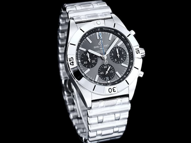 46mm Chronomat B01 Quartz Chronograph Grey Dial BL876