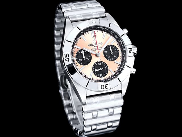 46mm Chronomat B01 Quartz Chronograph Gold Dial BL877