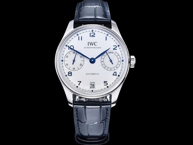 42mm Leather Strap Portugieser 7 Days Automatic White Dial IWC-24011