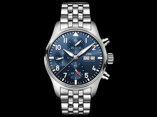 45mm Pilot Chronograph 69385 IW388102 Blue Dial Steel IWC-26021
