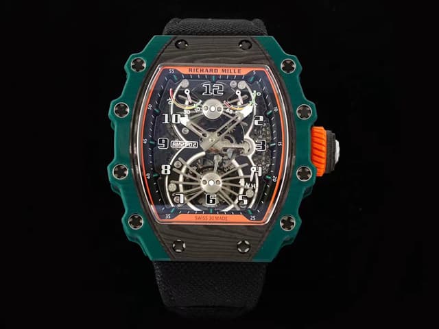 RM21-01 Aerodyne Real Tourbillon NPNT Black Nylon Strap RM-23033