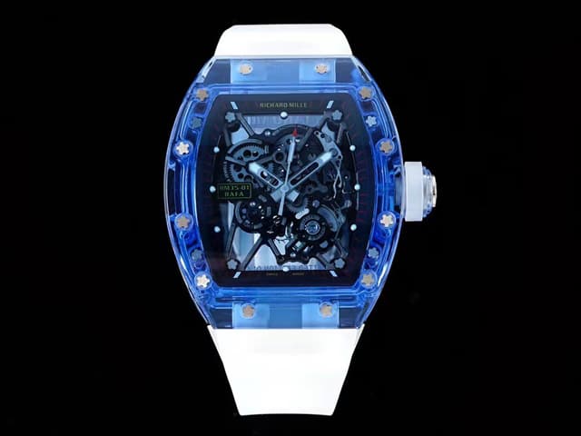 RM035-01 RMUL2 Transparent Sapphire Transparent Rubber Strap RM-23043