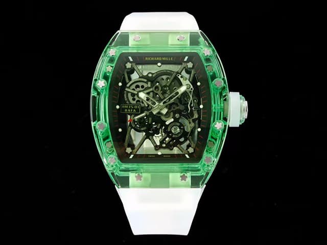 RM035-01 RMUL2 Transparent Sapphire Transparent Rubber Strap RM-23046