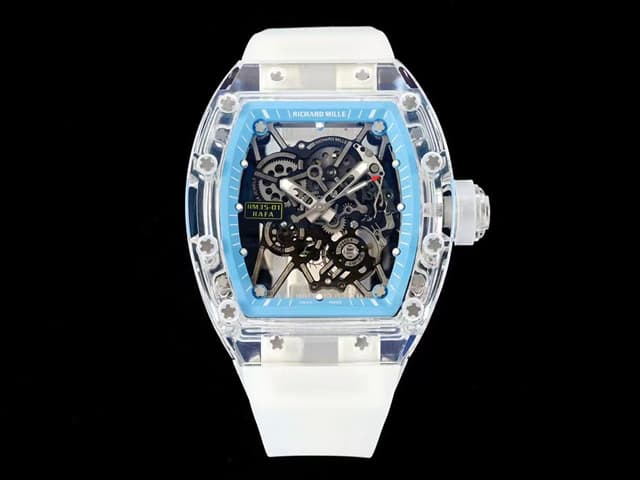 RM035-01 RMUL2 Transparent Sapphire Transparent Rubber Strap RM-23048