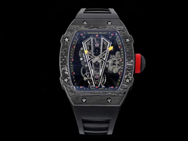 RM27-03 Nadal Real Tourbillon Carbon Rubber Strap RM-23051