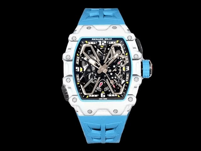 RM 35-03 Rafael Nadal Carbon Blue Rubber Strap RM-25032