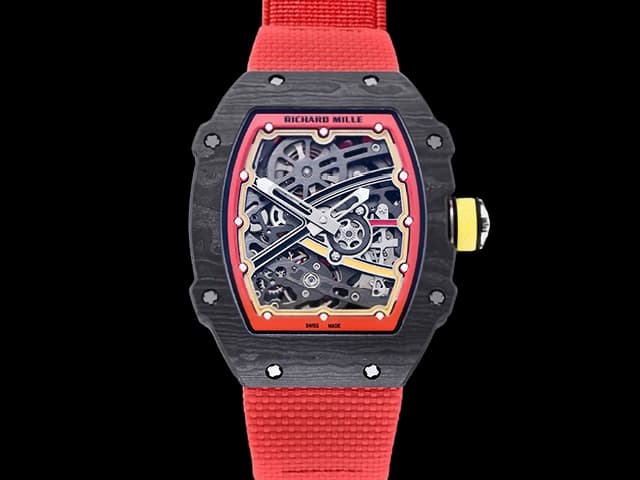 NTPT Carbon RM67-02 France Alexander Zverev Red Nylon Strap RM-26023