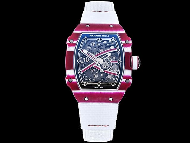 NTPT Carbon RM67-02 Mutaz Essa White Nylon Strap RM-26041