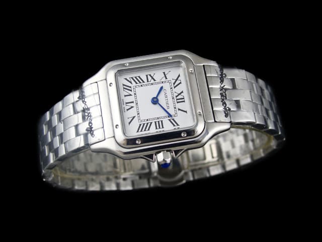 22mm Panthere Lady Quartz Steel White Dial CT671