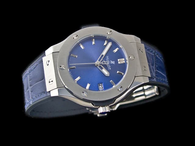 35mm Classic Fusion Lady Rubber Strap Quartz Blue Dial HUB605