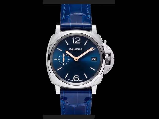 42mm Leather Strap Luminor Due PAM 1274 Automatic Blue Dial PA367