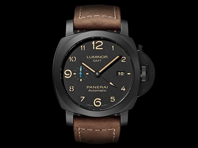 Ceramica 44mm Luminor 1950 3 Days GMT PAM 1441 Black Dial PAN-20042