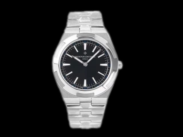 40mm Overseas Ultra-Thin 2000 9015 Steel Automatic Black Dial VC-22001