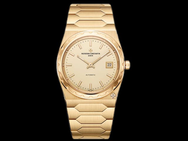 Yellow Gold 37mm Overseas Historiques 222 Re-Edition 4200 9015 Steel Automatic Gold Dial VC-24011